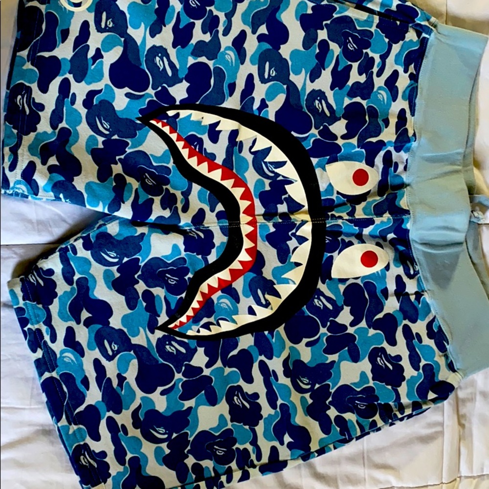Bape camo shorts